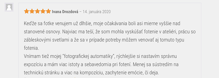 4 mesačný Akreditovaný Rekvalifikačný kurz Digitálna fotografia